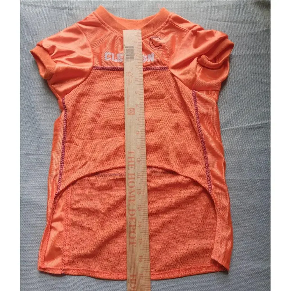 Clemson Tigers Small Dog Shirt Orange Football Fan Team Spirit Collegiate Pet